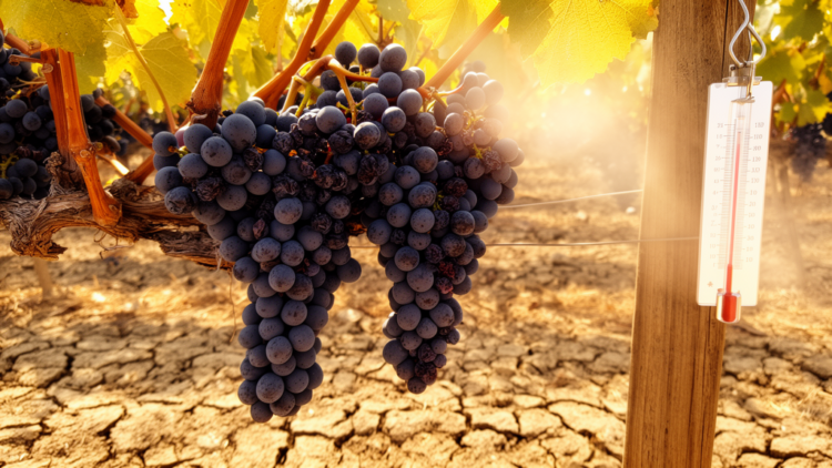 Simulated Heatwaves Strip Pinot Noir Grapes of Acidity and Color