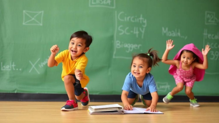 Physically Active Kids Score Higher in Math, Qatar Study Finds