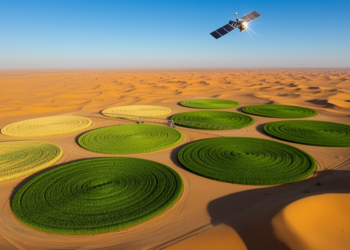 Satellites Track Wheat Growth Stages in Saudi Arabia’s Desert Farmland