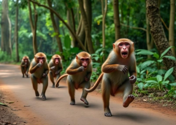 Endangered Macaques Run a Daily Commute Between Forest and Village, Hotspot Maps Reveal