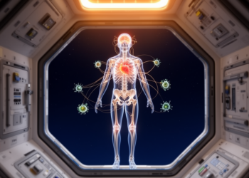 How Microgravity Rewires the Human Body as One Interconnected Network