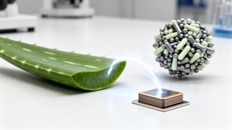 Barium-strontium oxide nanocomposite from aloe vera shows promise for supercapacitors