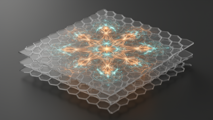 Quasicrystalline 30° Twisted Bilayer Graphene Reveals Fractal Electronic Patterns