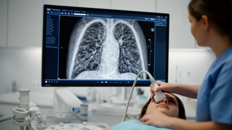 Ultrasound Echoes Turn Lung Scars Into Numbers With Random Matrix Physics