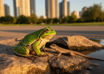 Urban Heat and Rising Stress: How Amphibians and Reptiles Cope in a Changing World