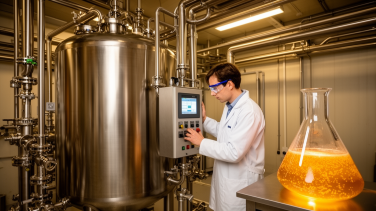 Engineered E. coli Strains Keep Plasmids Without Antibiotics, Scaling to 10,000 Liters