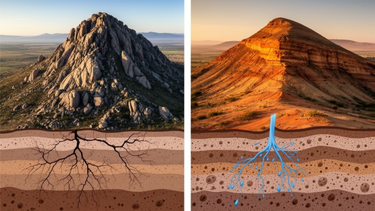 Two African Mountains, Two Hidden Water Worlds: How Rock Architecture Shapes Groundwater Flow