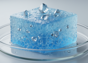 Hydrogel-confined environment for aqueous-compatible perovskite crystallization