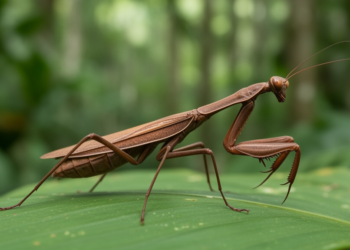 Ant-mimicking Asian mantis slips into Brazil, spotted first by citizen scientists
