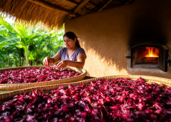 Shade-Dried Roselle Keeps More Anthocyanins Than Sun or Oven Drying in Chiapas Study