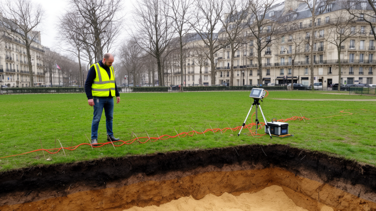 Electrical Resistivity Tomography Reveals Hidden Structure of Urban Soils Near Paris