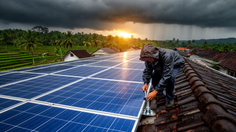 New Climate Risk Index Reveals When to Install Solar Panels in Indonesia’s Rainiest Regions