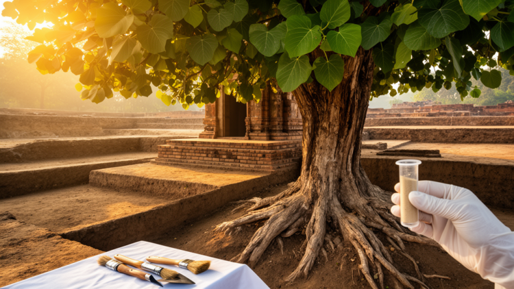 Ancient Leaf Waxes Reveal the Sacred Fig Tree Stood at Buddhism’s Earliest Shrine