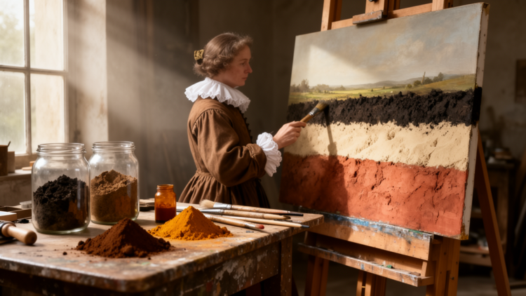 When Painters Saw Soil: How 17th and 19th Century Naturalism Put Earth’s Hidden Layers on Canvas