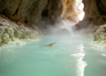 Sulfur-loving shrimp relative discovered in Albania’s Breath of the Dragon Cave