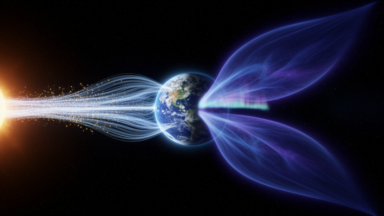 Earth’s Magnetosphere Can Morph Into Cosmic Wings When Solar Storms Strike