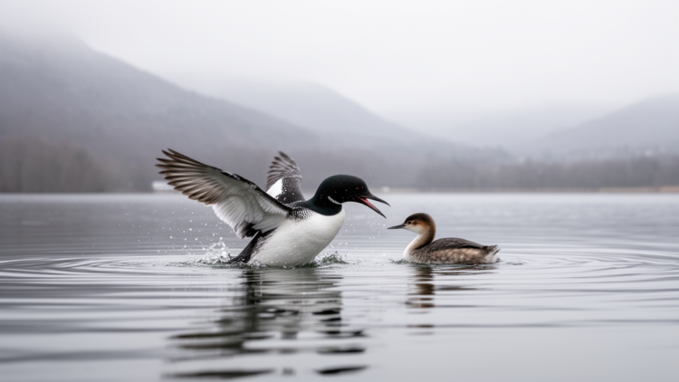 Yodelling Death: Wintering Black-throated Divers Turn Lethal on Grebes in Georgia