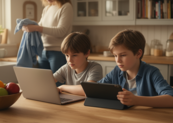 Children Learn Digital Skills at Home, Not in School, European Study Finds