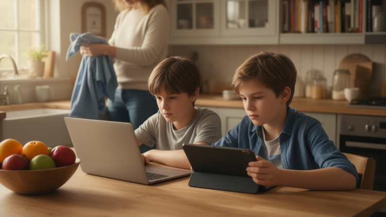 Children Learn Digital Skills at Home, Not in School, European Study Finds