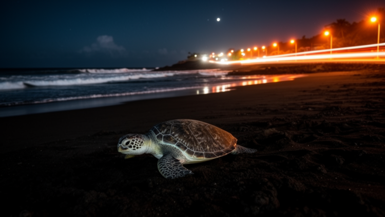 Weekend Lights Drive Sea Turtles Away: Artificial Glow Cuts Nesting on Guatemala’s Coast