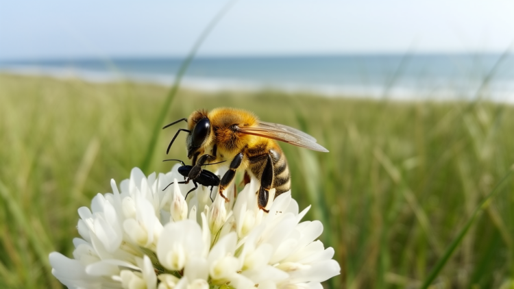Tiny Parasitoid Wasp Discovered in China Attacks a Beloved Coastal Pollinator Bee