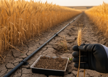 Microbes and Deficit Irrigation Keep Pharmaceuticals Out of Durum Wheat Grain