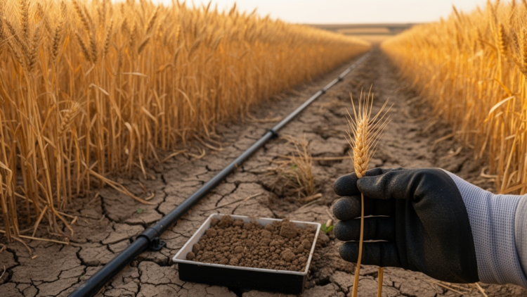 Microbes and Deficit Irrigation Keep Pharmaceuticals Out of Durum Wheat Grain