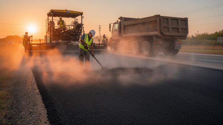 Crumb-Rubber Asphalt Releases Five Times More Fumes Than Regular Asphalt at Paving Temperatures