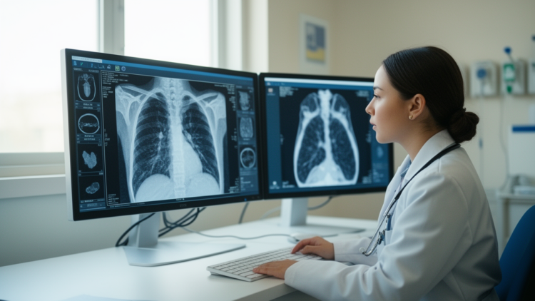 Fusing Lung and Mediastinum Clues Helps AI Tell Bacterial From Viral Pneumonia in Children