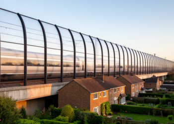Fully Enclosed Sound Barriers Emerge as Best Defense Against High-Speed Train Noise