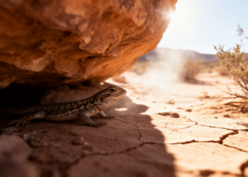 Desert Lizards Beat Deadly Heat by Hiding—and It’s Costing Them Half Their Day