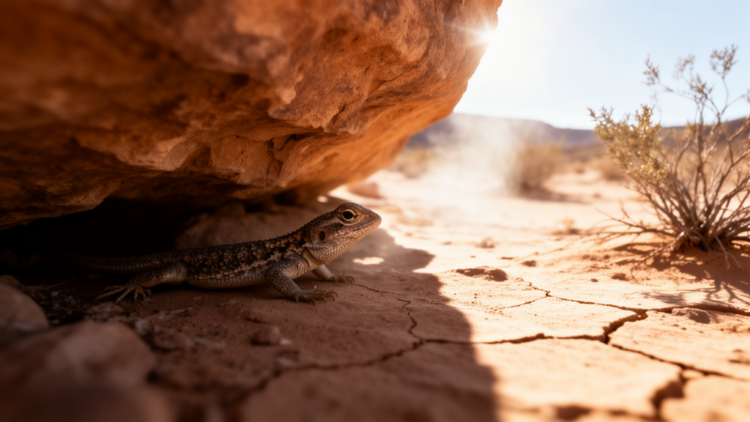 Desert Lizards Beat Deadly Heat by Hiding—and It’s Costing Them Half Their Day