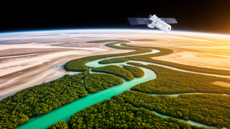 Satellites Reveal Hidden Carbon Rhythms of Arabian Gulf Mangroves