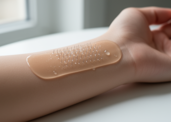 Wrist-Worn Microneedle Patch Creates Its Own Alkaline Microenvironment for Enzyme-Free Glucose Monitoring