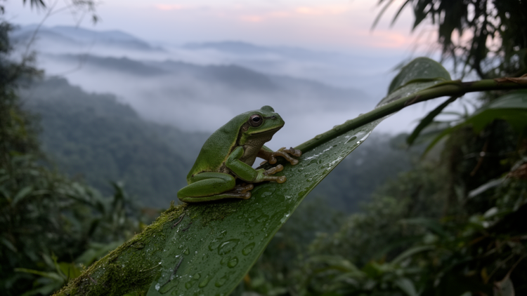 Hidden tree frog species uncovered in China’s Damingshan mountains