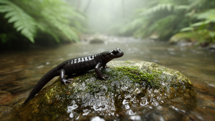 Chromosomes reveal how Taiwan’s mountain salamanders evolved from pond ancestors into stream dwellers