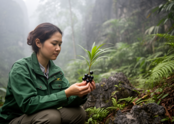 New Palm Species With Tiny Leaf Axis and Black Fruit Found in Vietnam