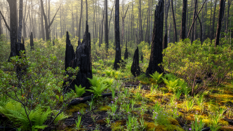 Understory vegetation development six years after a wildfire in the temperate forests of Patagonia, Argentina