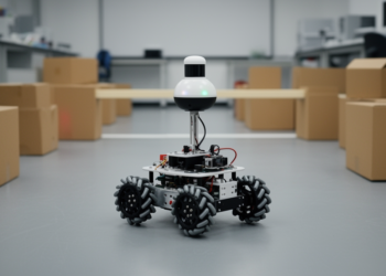Best-first search gives Mecanum robots a sharper eye under partial observability