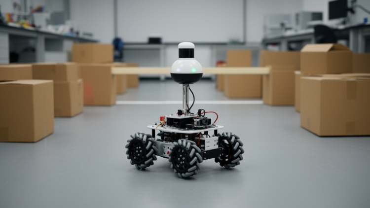 Best-first search gives Mecanum robots a sharper eye under partial observability