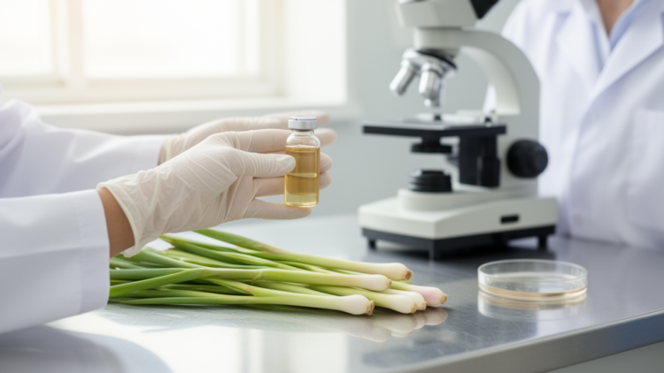 Bacteria-Derived Enzyme Turns Lemongrass Compound Into Skin Shield Against Sun Damage