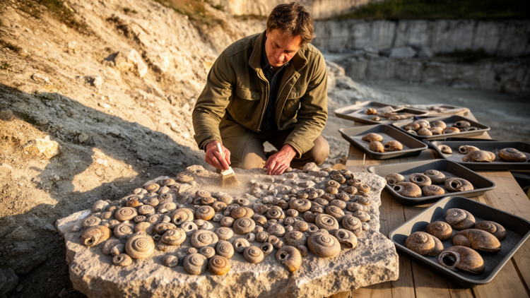 Jurassic reef in Bavaria yields record-breaking haul of 125 gastropod species