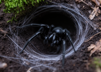 Silk Blueprints Reveal How Australia’s Deadliest Spiders Balance Hunting and Hiding