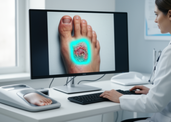 Attention-guided dense convolutional network automates diabetic foot ulcer segmentation