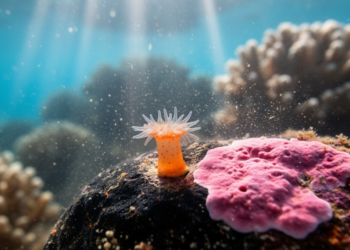 The invisible world that decides whether baby corals survive