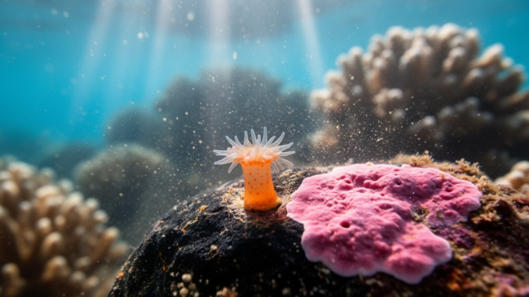 The invisible world that decides whether baby corals survive