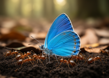 Endangered Blue Butterfly Breaks the Ant Rules of Its Own Species