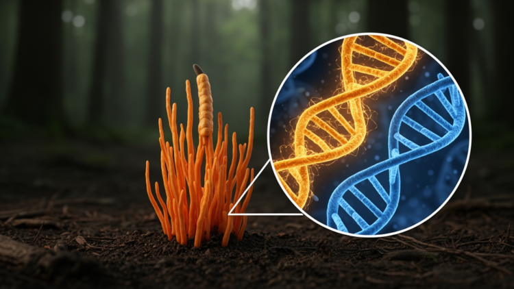 Fungal mitochondrial genomes evolve faster than nuclear DNA in Cordyceps militaris