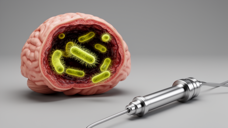 Klebsiella pneumoniae brain abscess linked to TIPS stent infection in first reported case