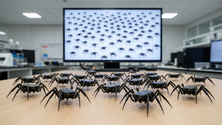 Robot Ants Reveal a Striking Reality Gap Between Simulation and Real-World Swarms
